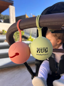 BabyMuu - Portachupete - cara feliz para Coche o Bolso