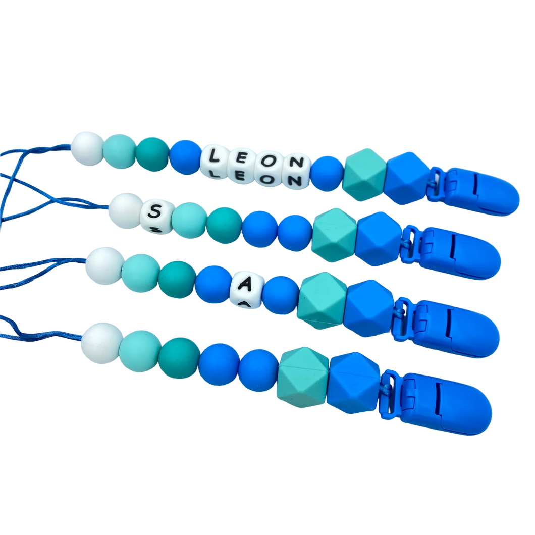 BabyMuu - Porta Chupetes - Accesorios - Mar Especial - Nombre Personalizable - Cuencas Especiales