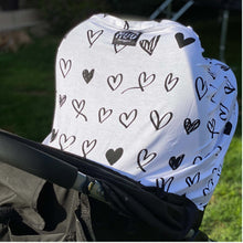 Cargar imagen en el visor de la galería, Muu Milk Diseño Corazones Negro
