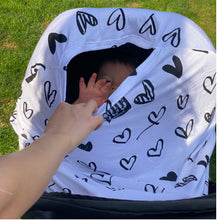 Cargar imagen en el visor de la galería, Muu Milk Diseño Corazones Negro

