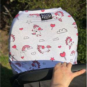 Protector Multiuso - 5en1 - Muu Milk - Diseño - Unicornio - Cubre Coche Multiuso