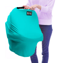 Cargar imagen en el visor de la galería, Protector Multiuso - 5en1 - Muu Milk - Liso - Verde Menta - Cubre Coche Multiuso
