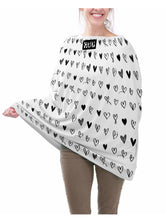 Cargar imagen en el visor de la galería, Protector Multiuso - 5en1 - Muu Milk - Diseño - Corazones Rojos - Cubre Coche Multiuso
