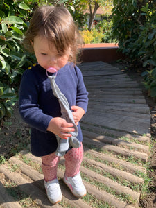 BabyMuu - Muu Tutito + Porta Chupete - Gris